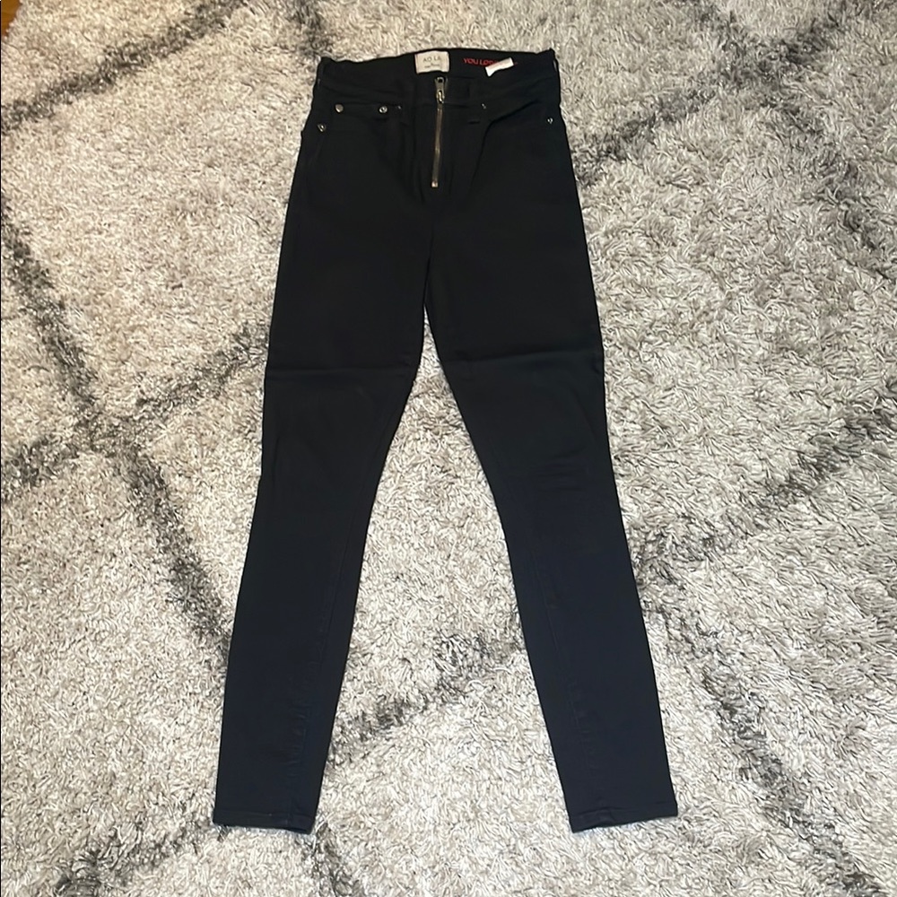 Alice + Olivia Black Skinny Jeans